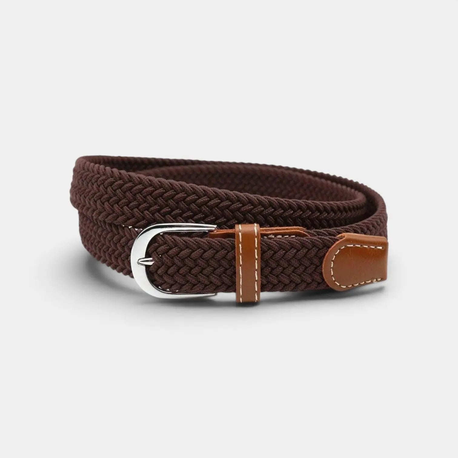 Women's Elasticated Braided Belt Buckle-Free No Holes | Trelvex | Beltary