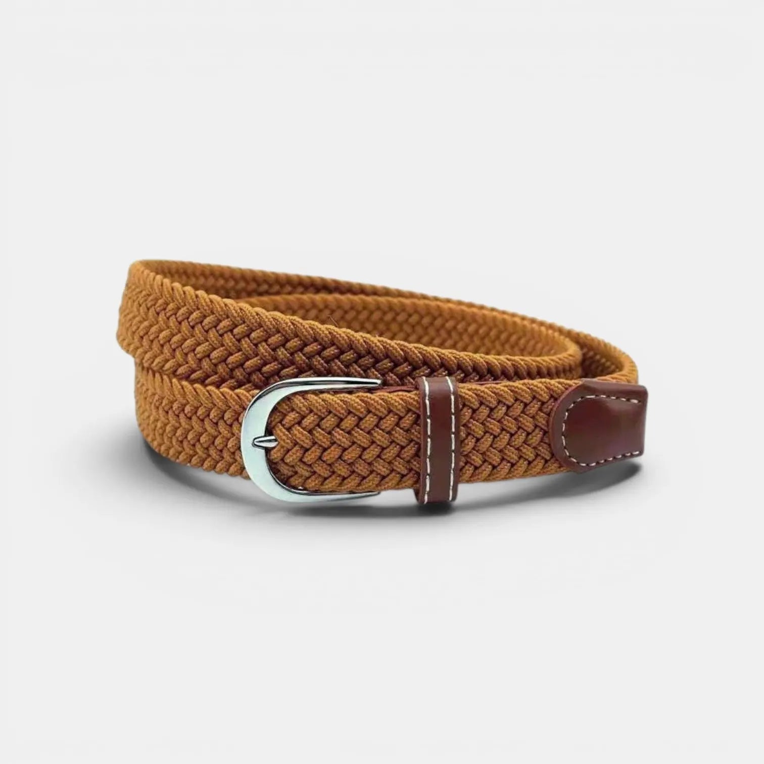 Women's Elasticated Braided Belt Buckle-Free No Holes | Trelvex | Beltary
