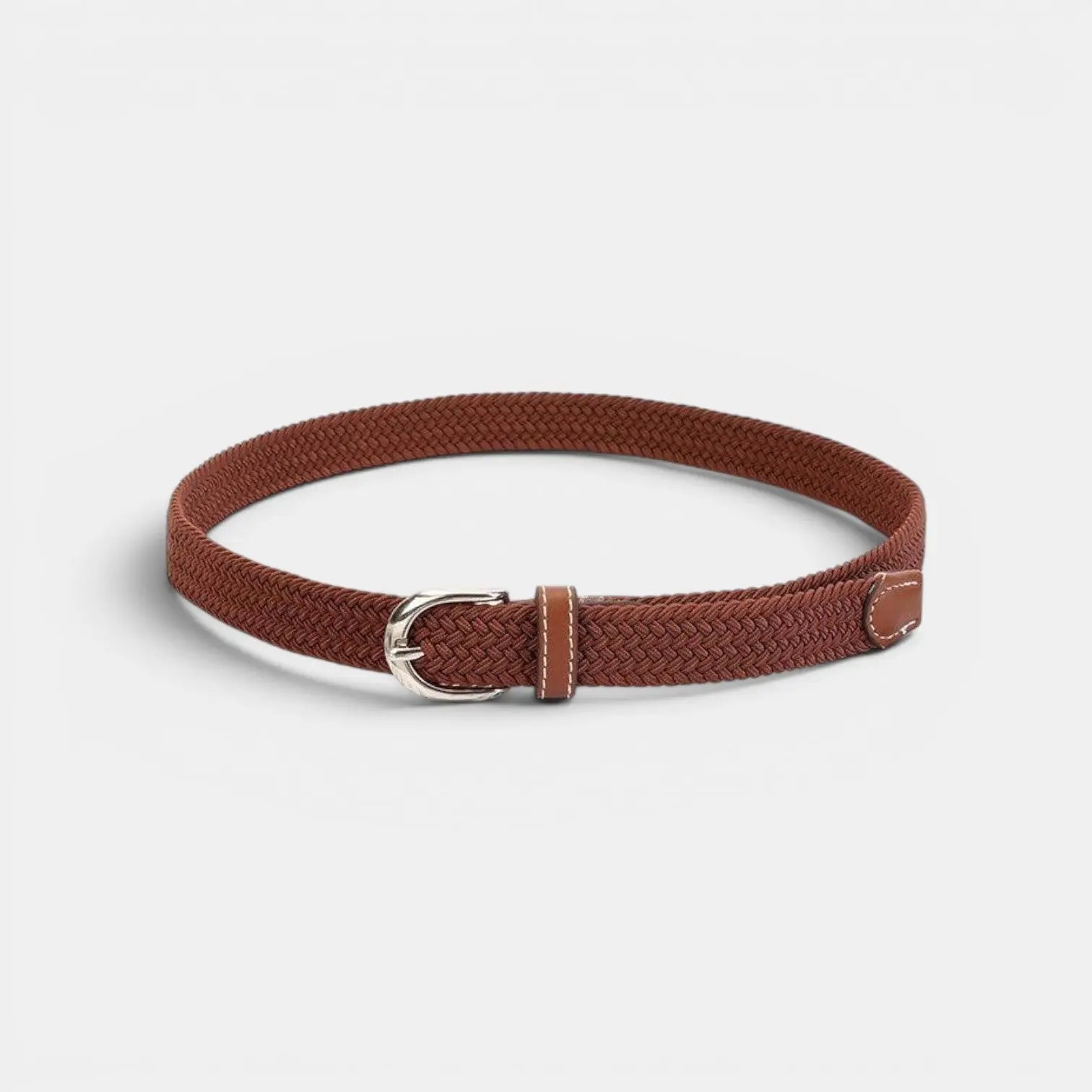 Women's Elasticated Braided Belt Buckle-Free No Holes | Trelvex | Beltary