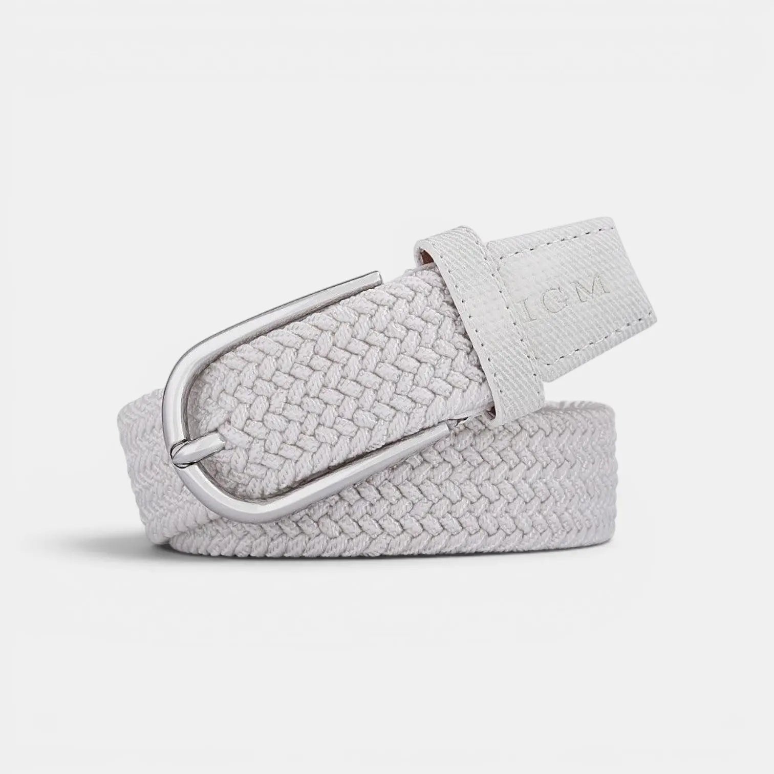 Women's Elasticated Woven Belt with Rounded Buckle | Telvorx | Beltary