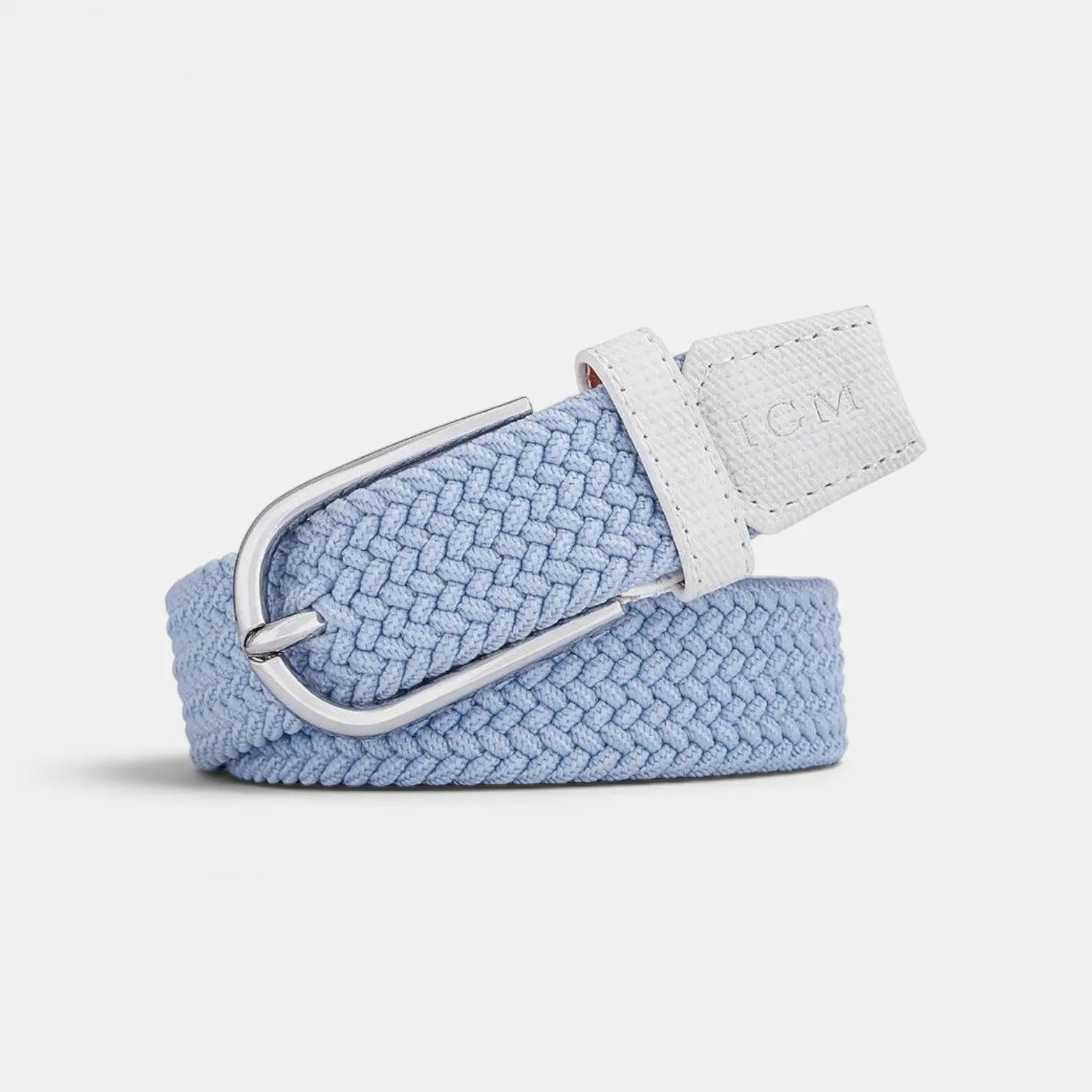 Women's Elasticated Woven Belt with Rounded Buckle | Telvorx | Beltary