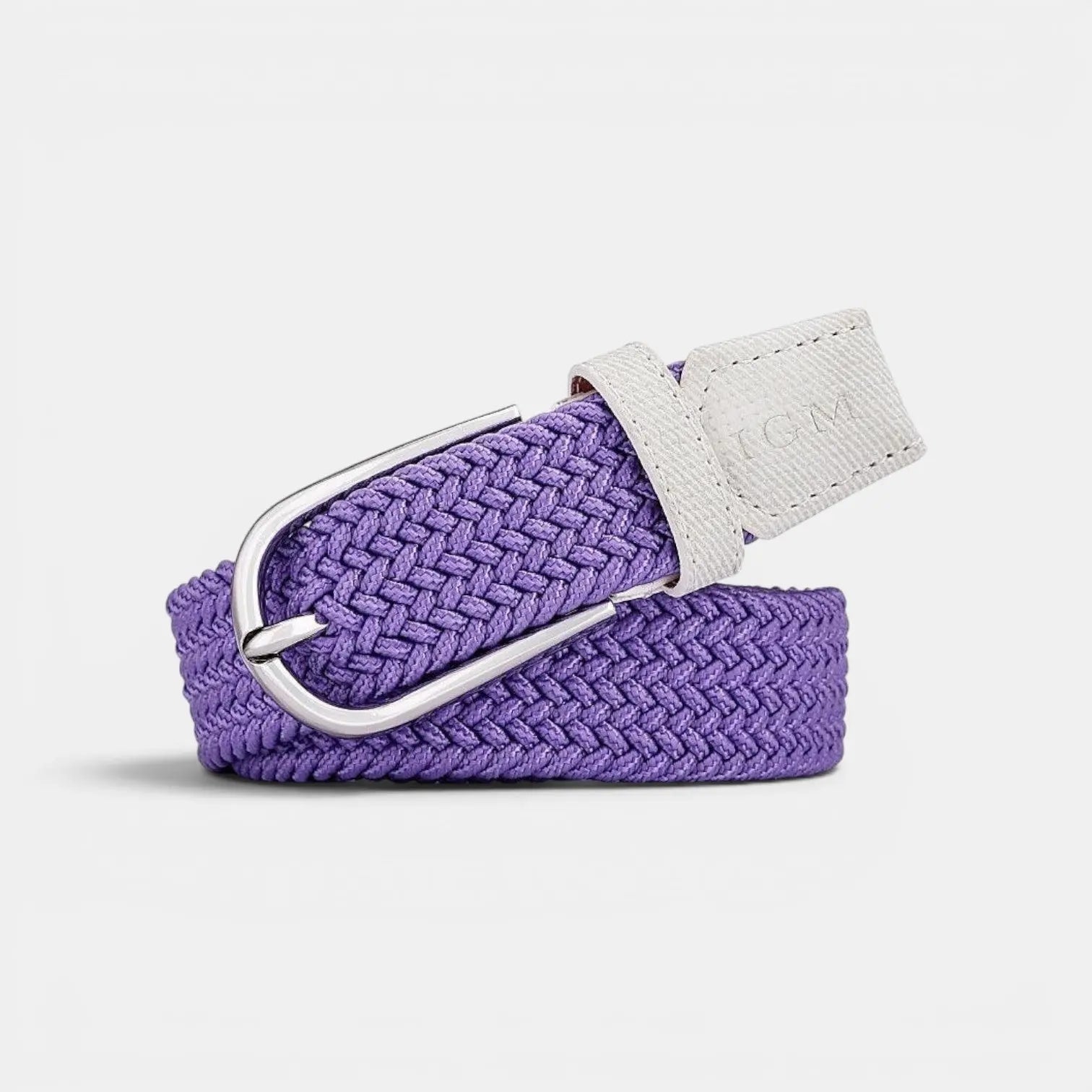 Women's Elasticated Woven Belt with Rounded Buckle | Telvorx | Beltary