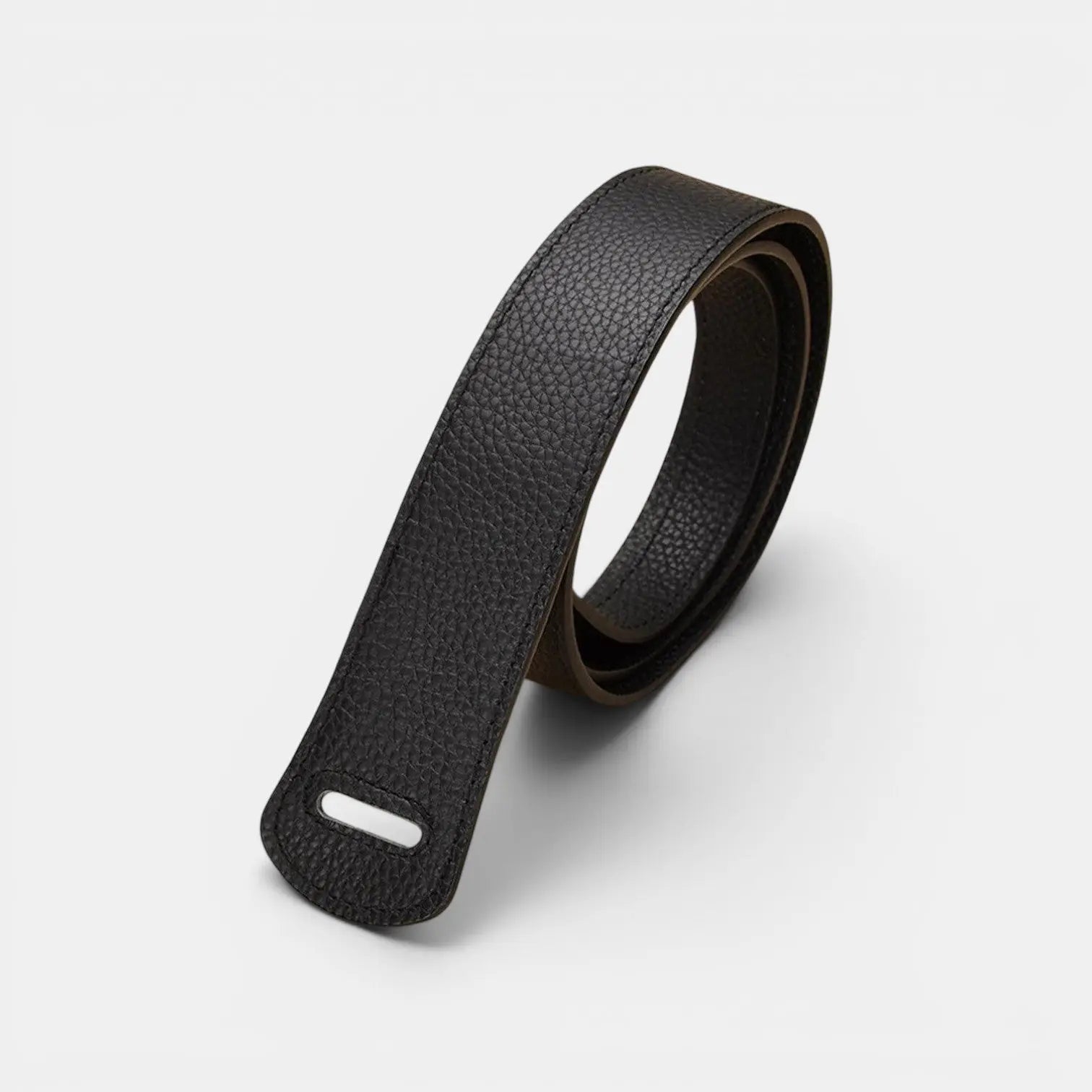 Women's Grained Leather Tie Belt Without Buckle | Gralvex | Beltary