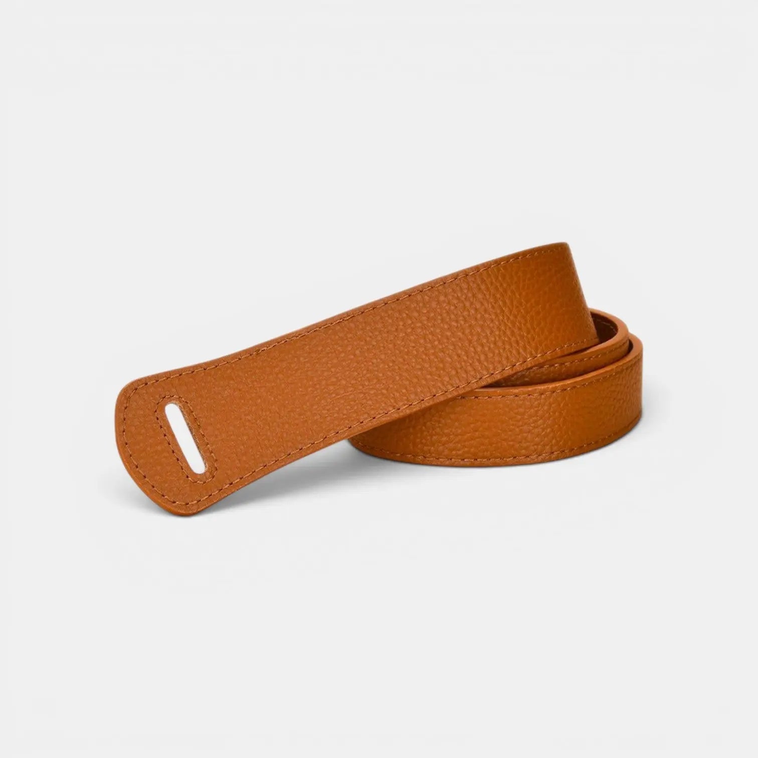Women's Grained Leather Tie Belt Without Buckle | Gralvex | Beltary