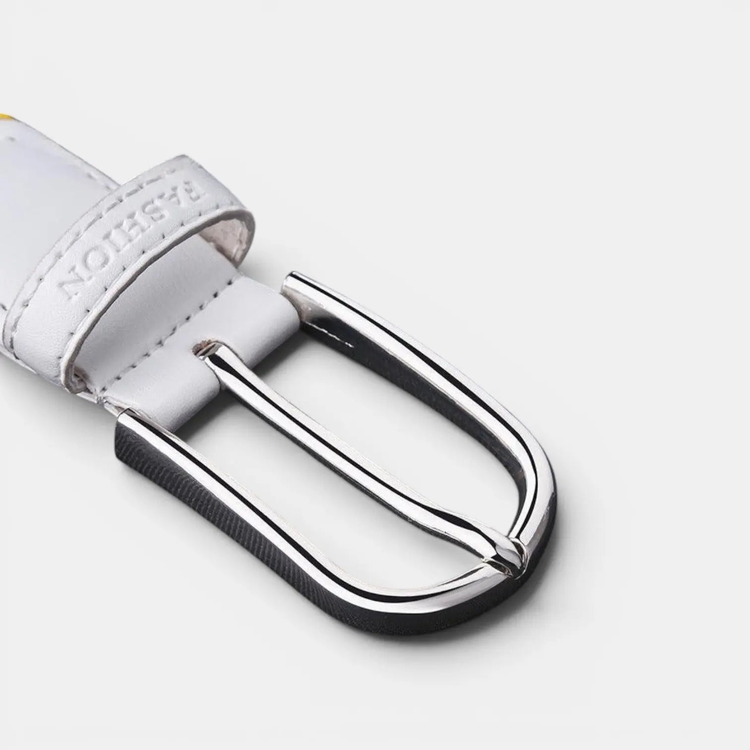 Women's Multicolour Braided Elastic Belt with Round Buckle | Brelox | Beltary