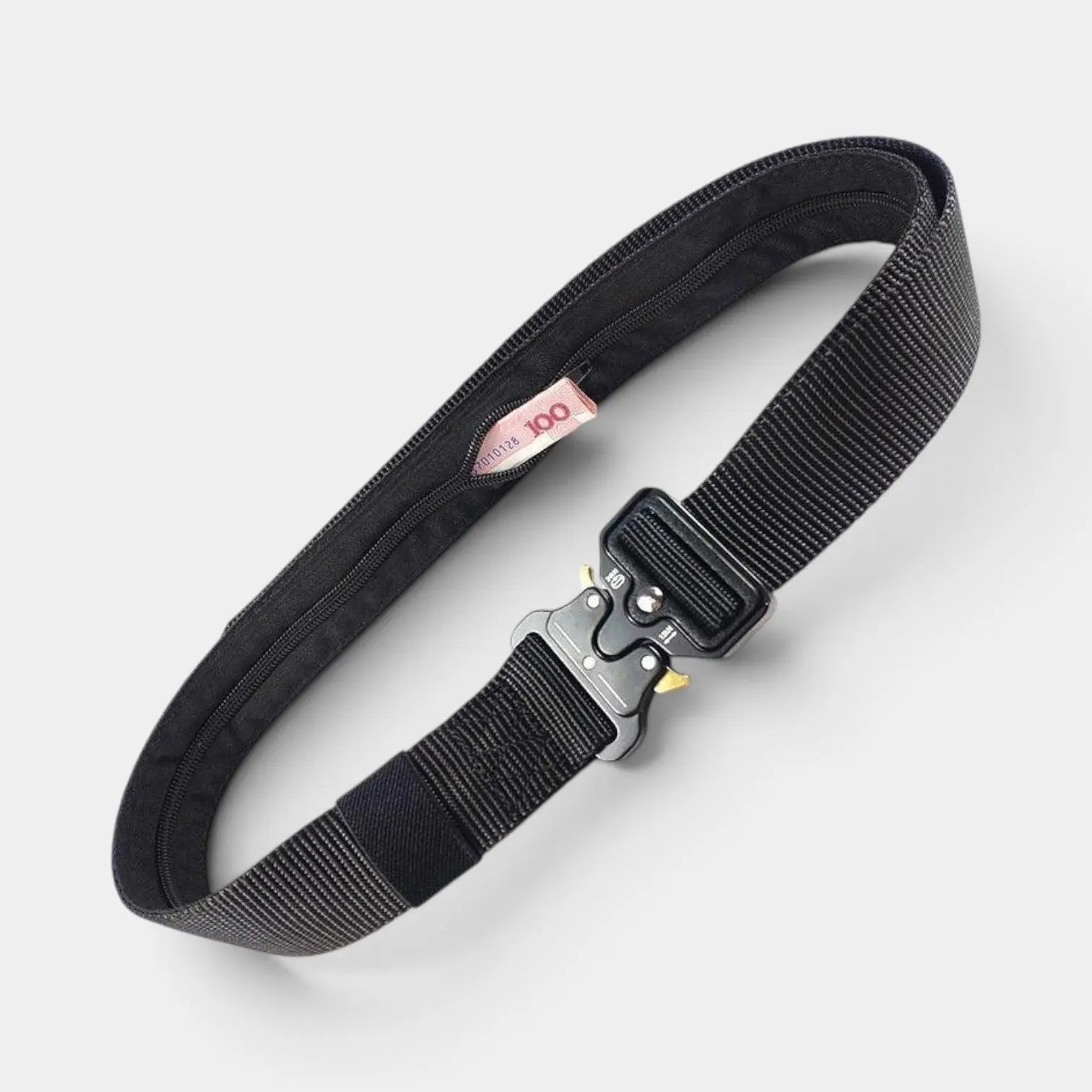 Women's Nylon Money Belt with Tactical Buckle | Zarvex | Beltary