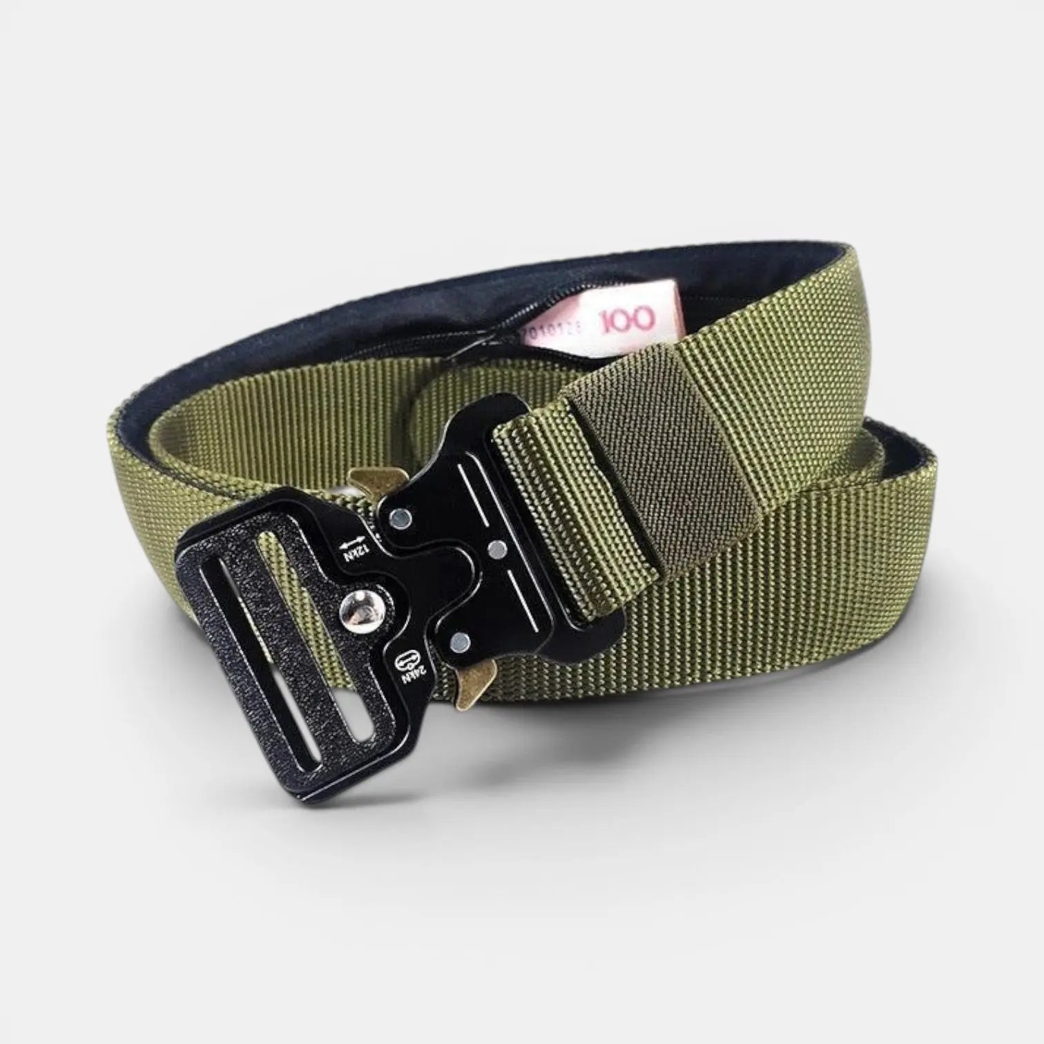 Women's Nylon Money Belt with Tactical Buckle | Zarvex | Beltary