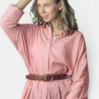 Women's Reversible 2-in-1 Smooth Leather Belt Gold Buckle | Velorn | Beltary