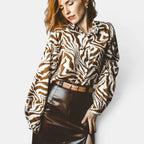 Women's Reversible Leather Belt 2 in 1 Rose Gold Round Buckle | Roselvex | Beltary