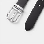 Women's Smooth Leather Belt Plus Size Rounded Buckle | Granvex | Beltary