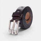 Women's Smooth Leather Belt Rectangular Buckle with Prong | Rolvex | Beltary