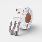 Women's Smooth Leather Belt Rectangular Buckle with Prong | Rolvex | Beltary