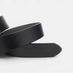 Women's Smooth Leather Belt with Rounded Buckle | Arlica | Beltary