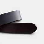 Women's Smooth Leather Belt with Rounded Gold Clip Buckle | Clivox | Beltary