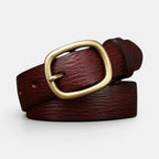 Women's Thin Full Grain Leather Belt Distressed Look | Valnex | Beltary