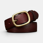 Women's Thin Full Grain Leather Belt Distressed Look | Valnex | Beltary