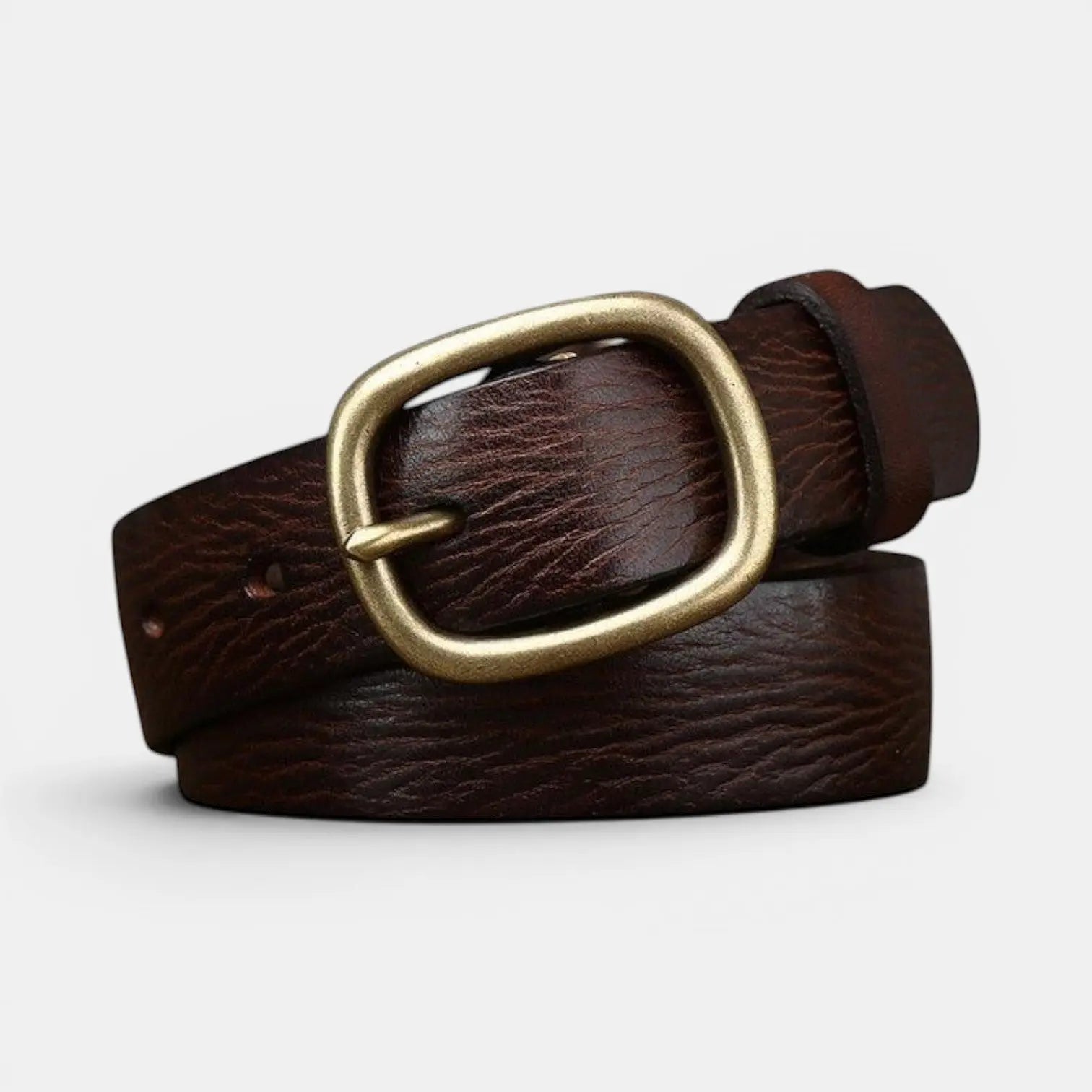 Women's Thin Full Grain Leather Belt Distressed Look | Valnex | Beltary