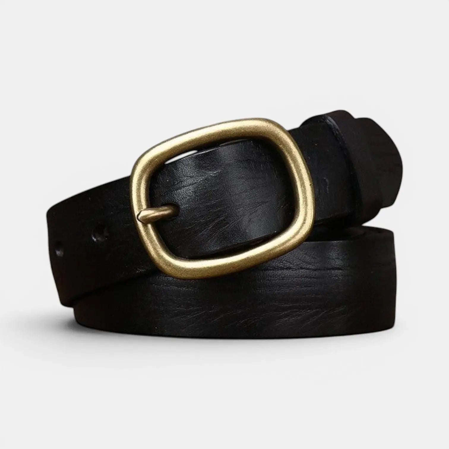 Women's Thin Full Grain Leather Belt Distressed Look | Valnex | Beltary
