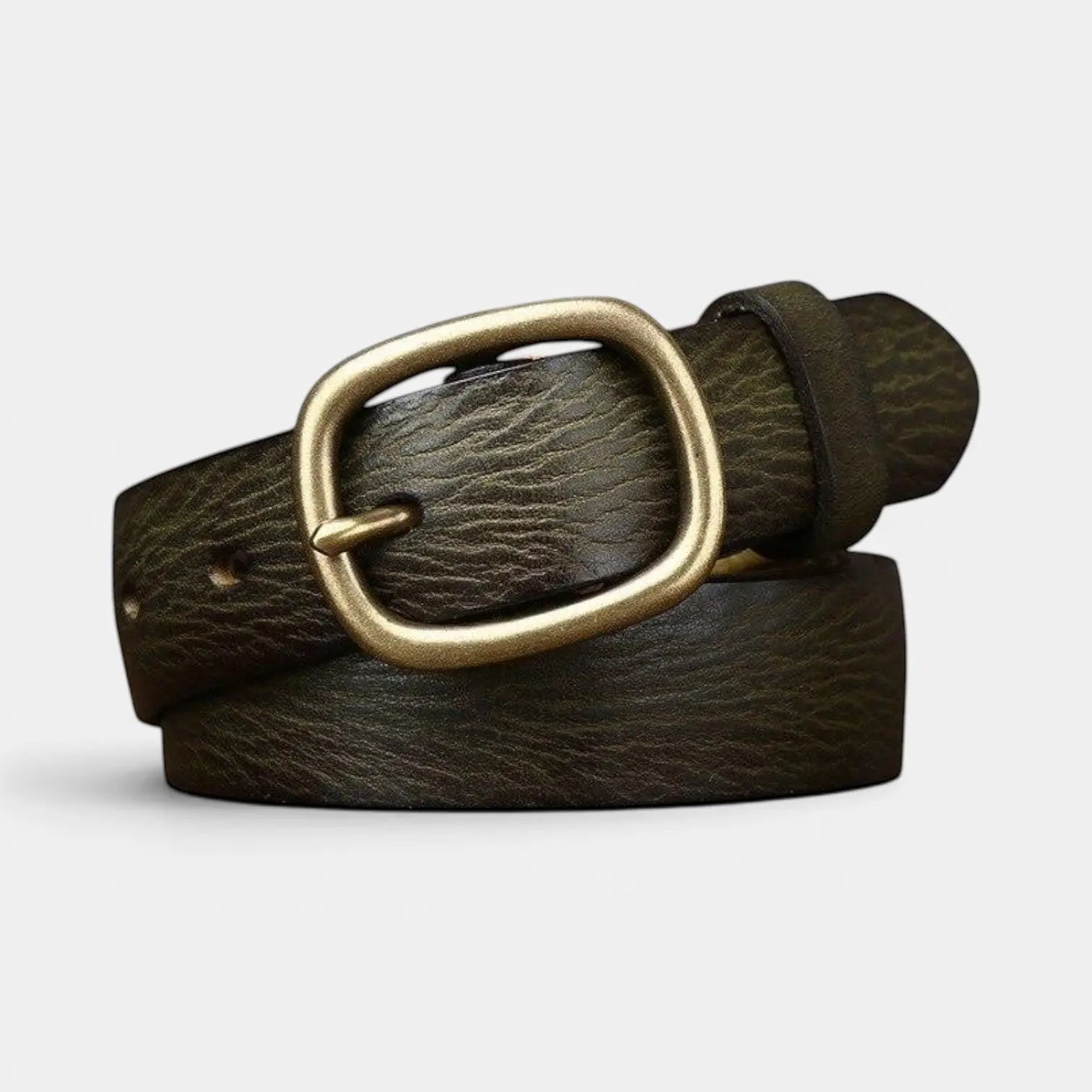 Women's Thin Full Grain Leather Belt Distressed Look | Valnex | Beltary