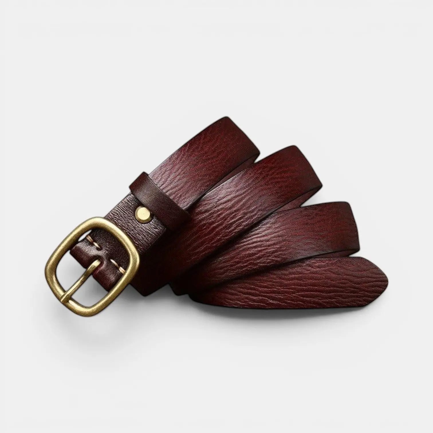 Women's Thin Full Grain Leather Belt Distressed Look | Valnex | Beltary