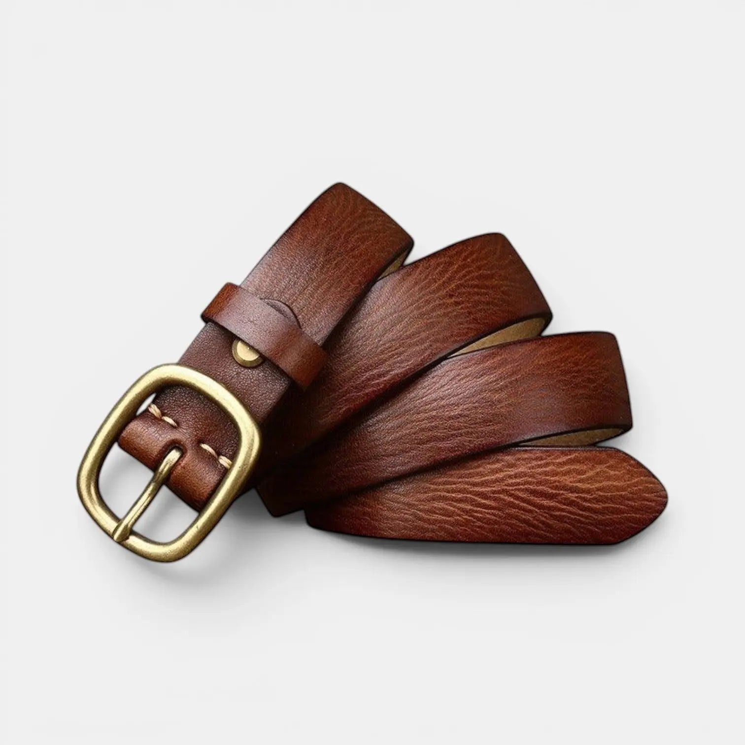 Women's Thin Full Grain Leather Belt Distressed Look | Valnex | Beltary