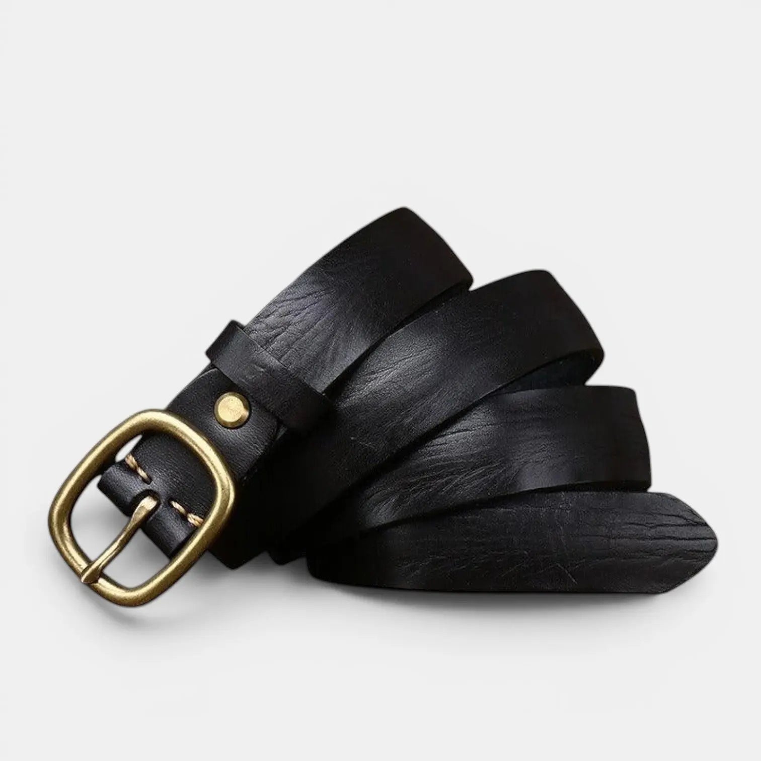 Women's Thin Full Grain Leather Belt Distressed Look | Valnex | Beltary