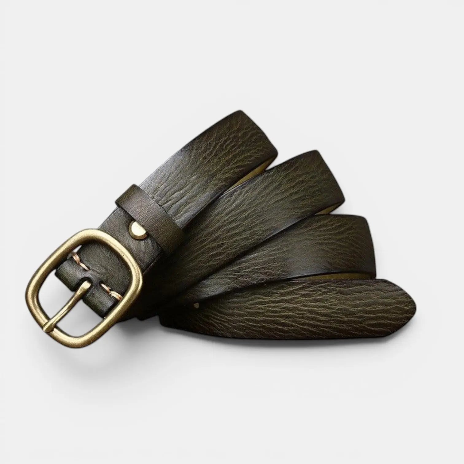 Women's Thin Full Grain Leather Belt Distressed Look | Valnex | Beltary