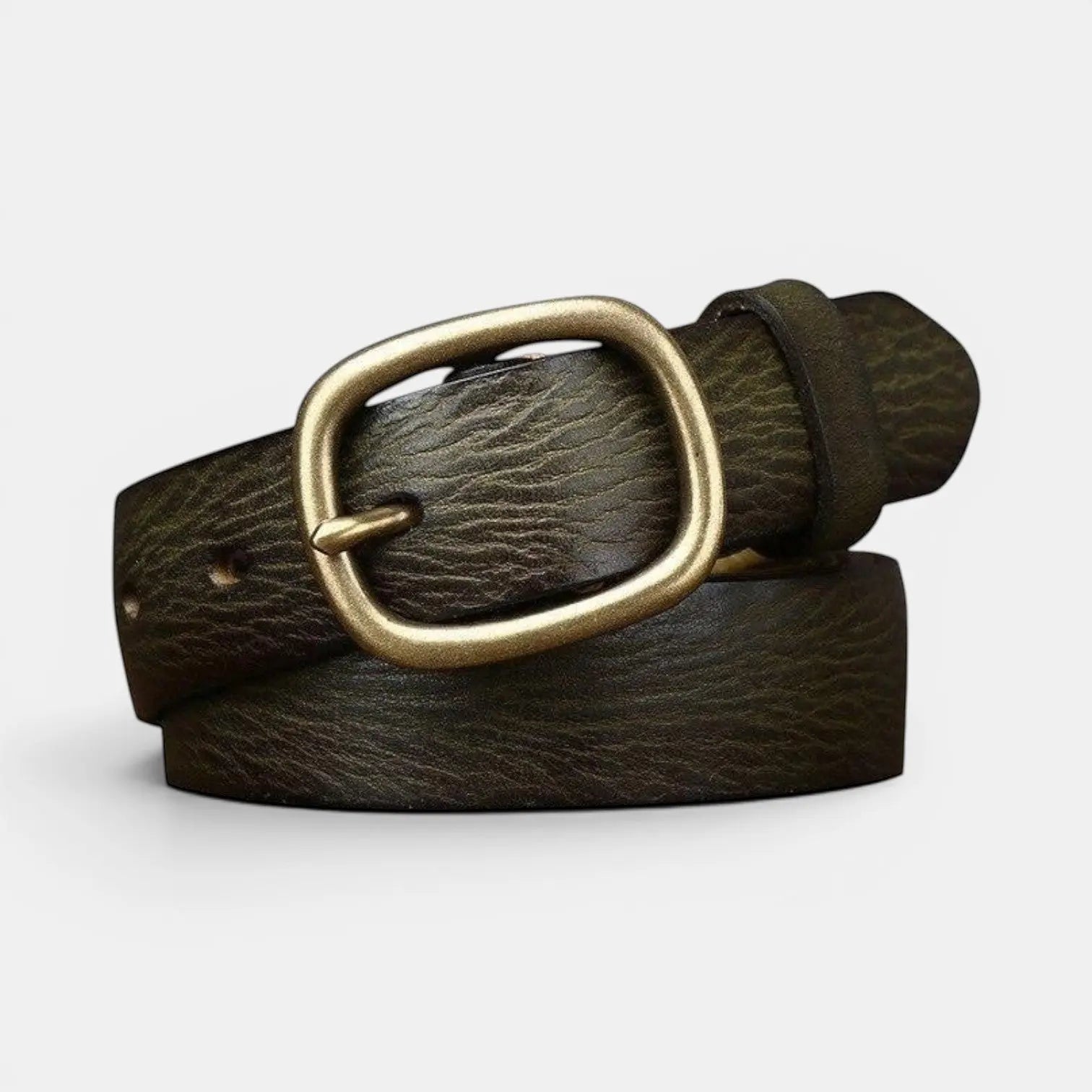 Women's Thin Full Grain Leather Belt Distressed Look | Valnex | Beltary