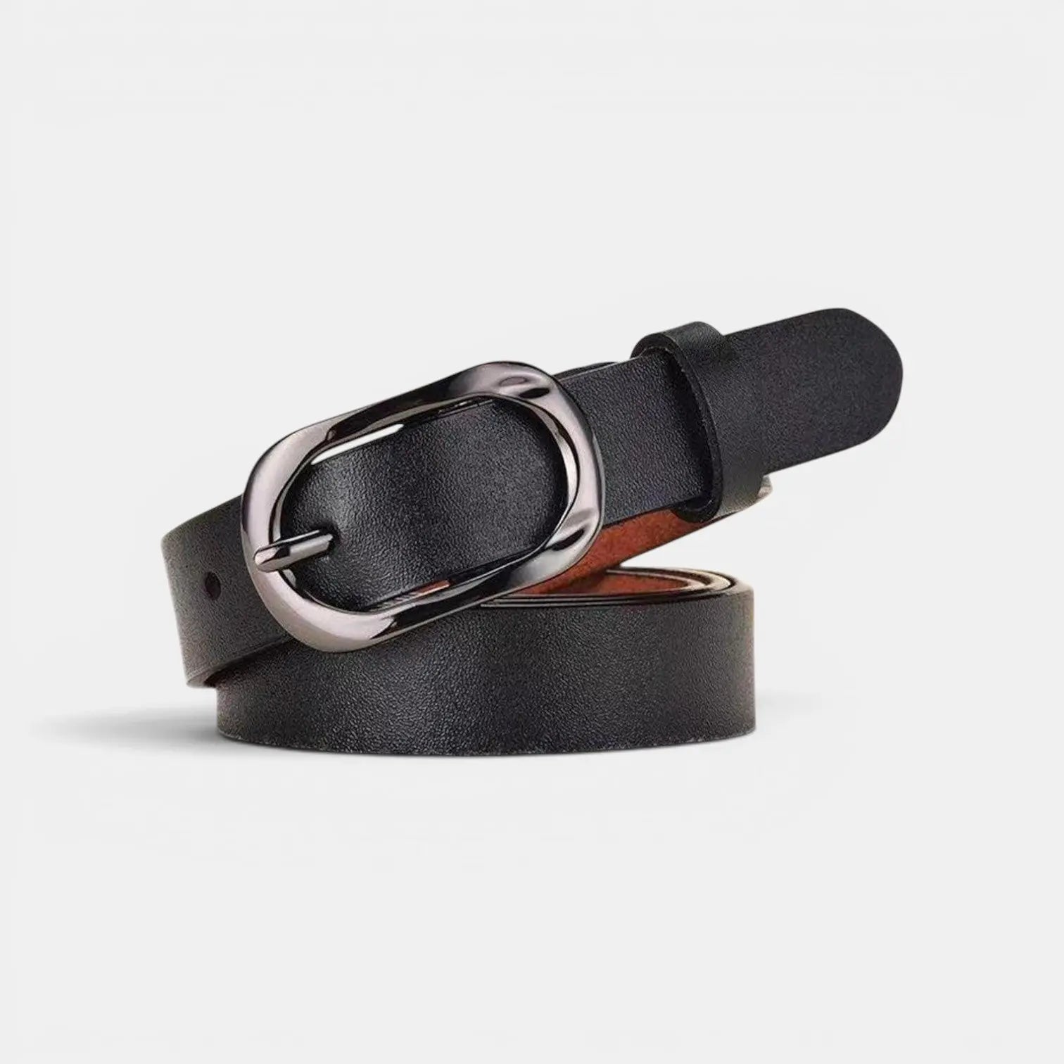 Women's Thin Leather Belt for Jeans with Pin Buckle | Carvoli | Beltary