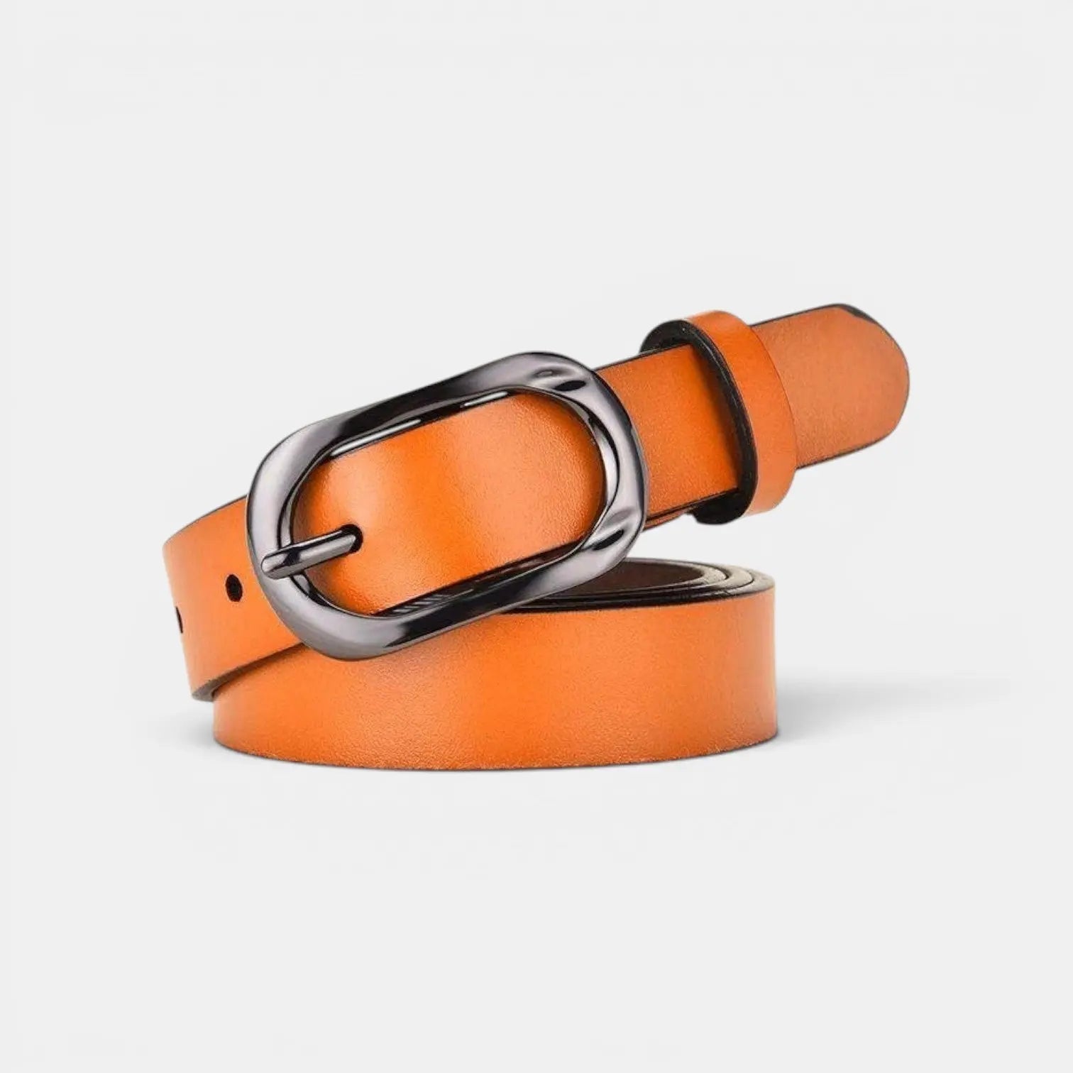 Women's Thin Leather Belt for Jeans with Pin Buckle | Carvoli | Beltary