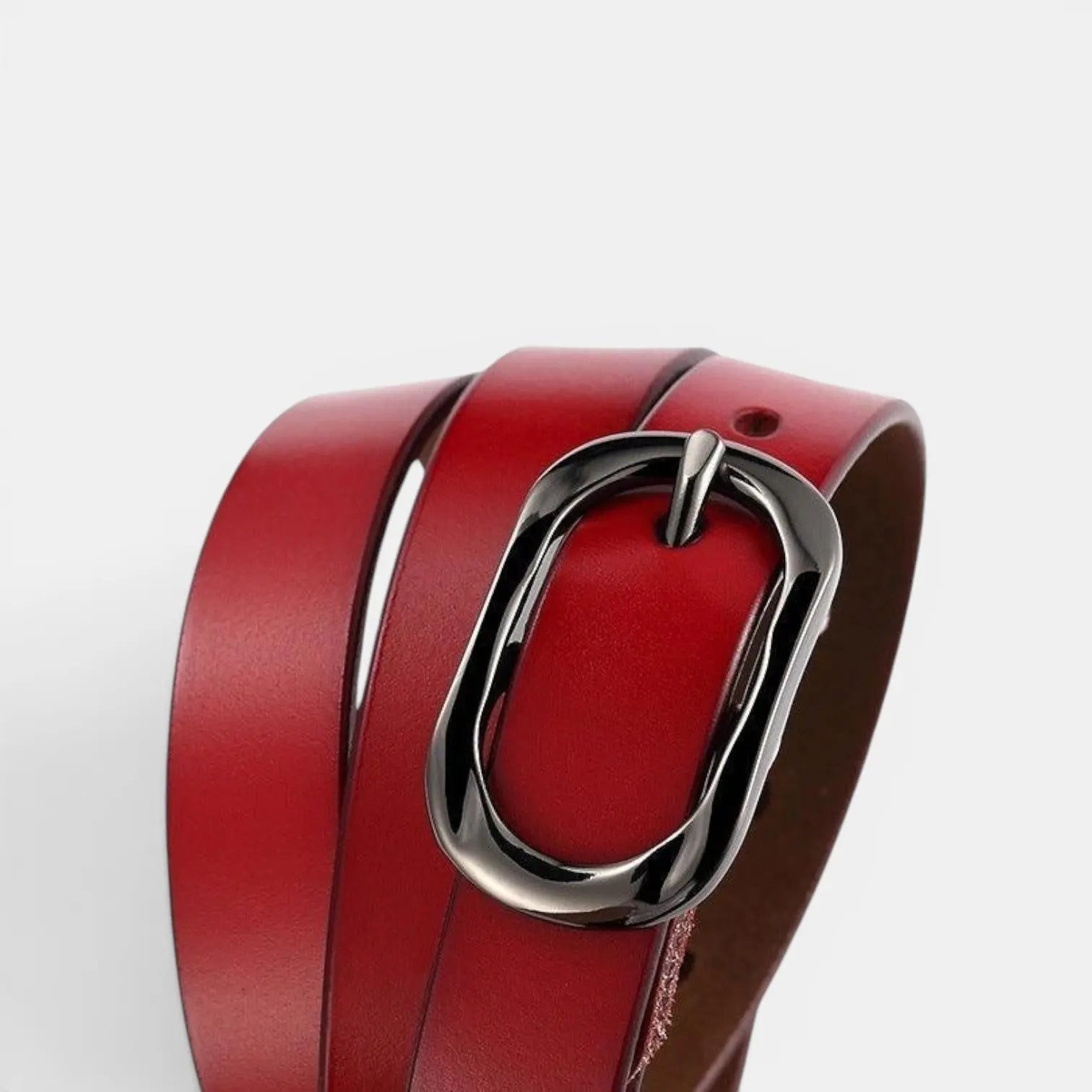 Women's Thin Leather Belt for Jeans with Pin Buckle | Carvoli | Beltary
