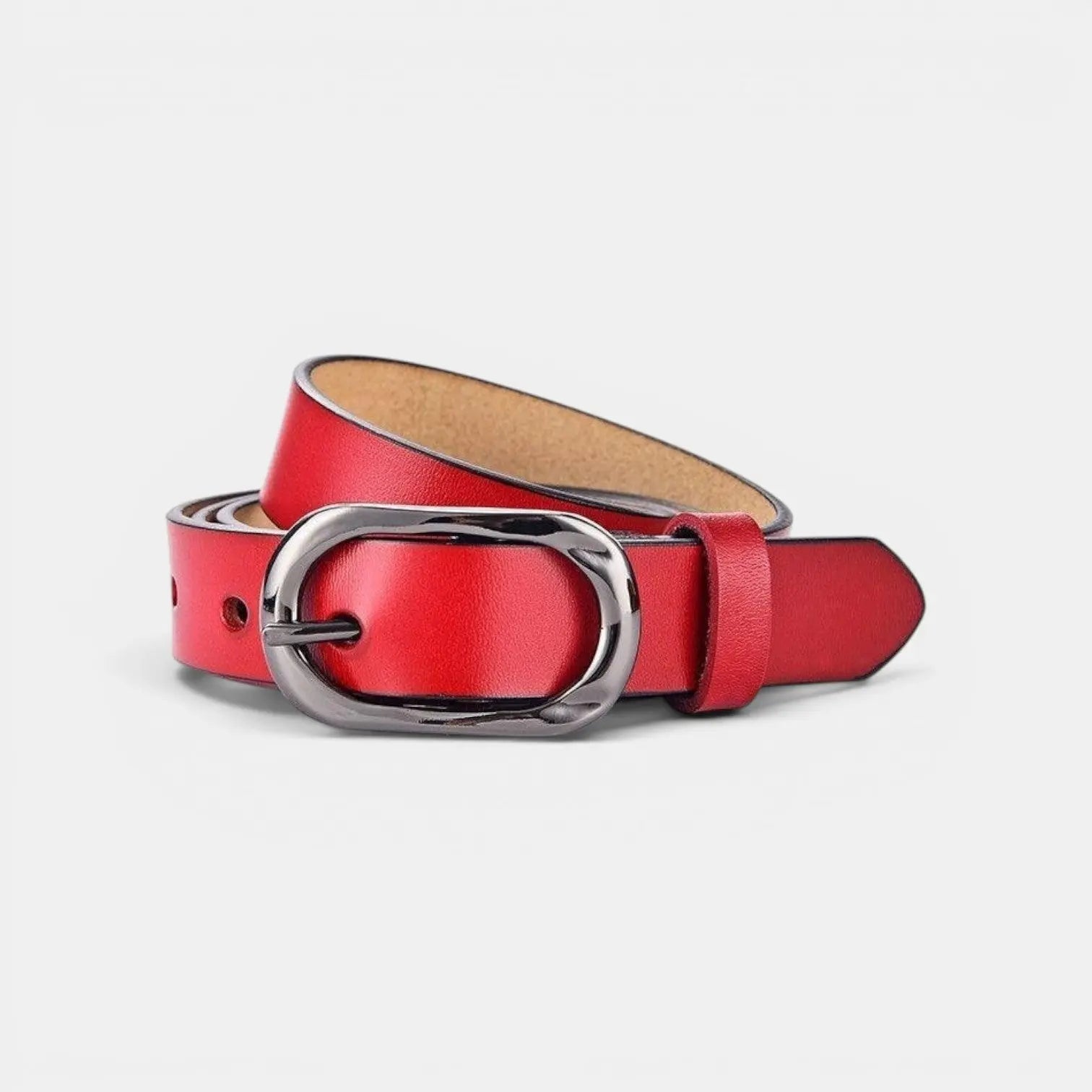 Women's Thin Leather Belt for Jeans with Pin Buckle | Carvoli | Beltary