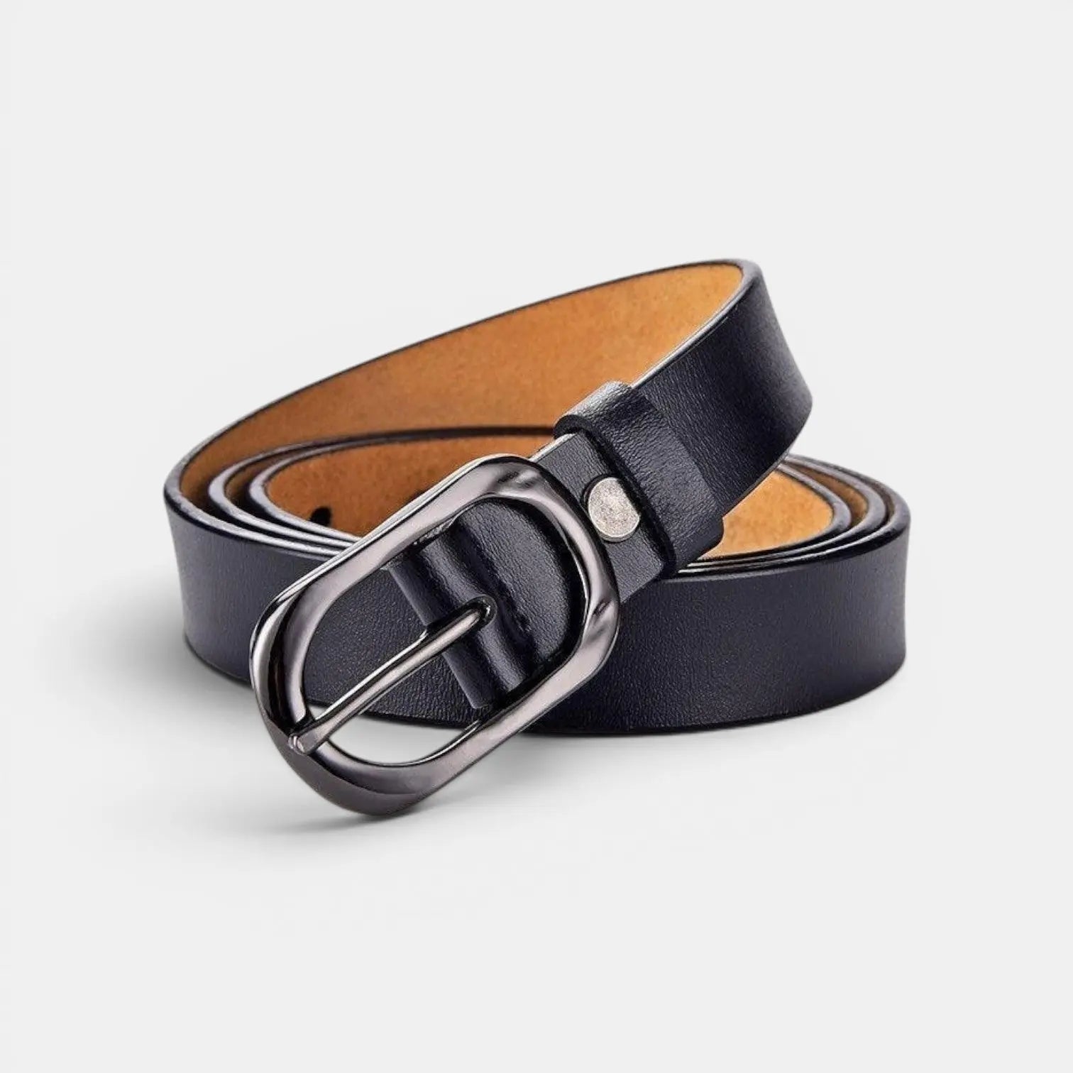 Women's Thin Leather Belt for Jeans with Pin Buckle | Carvoli | Beltary