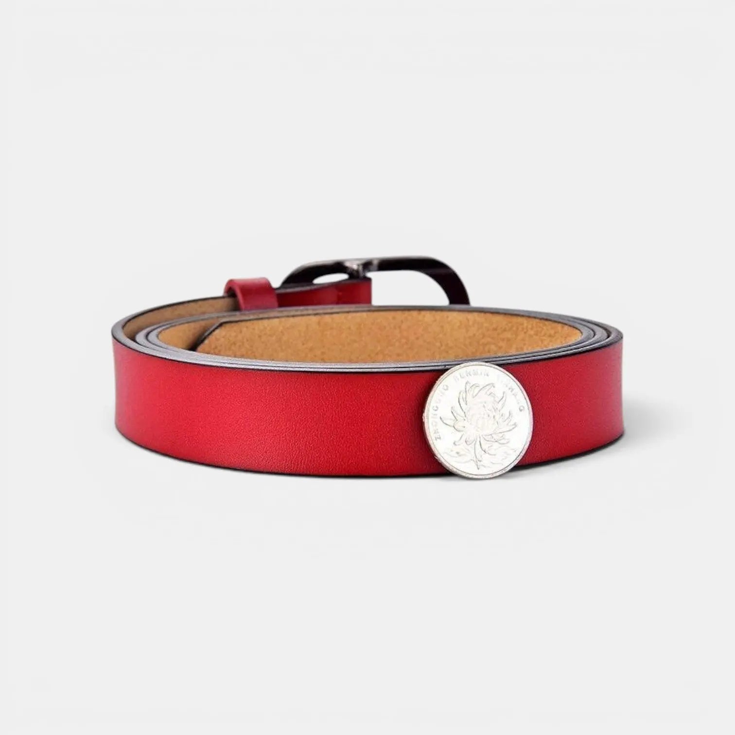 Women's Thin Leather Belt for Jeans with Pin Buckle | Carvoli | Beltary