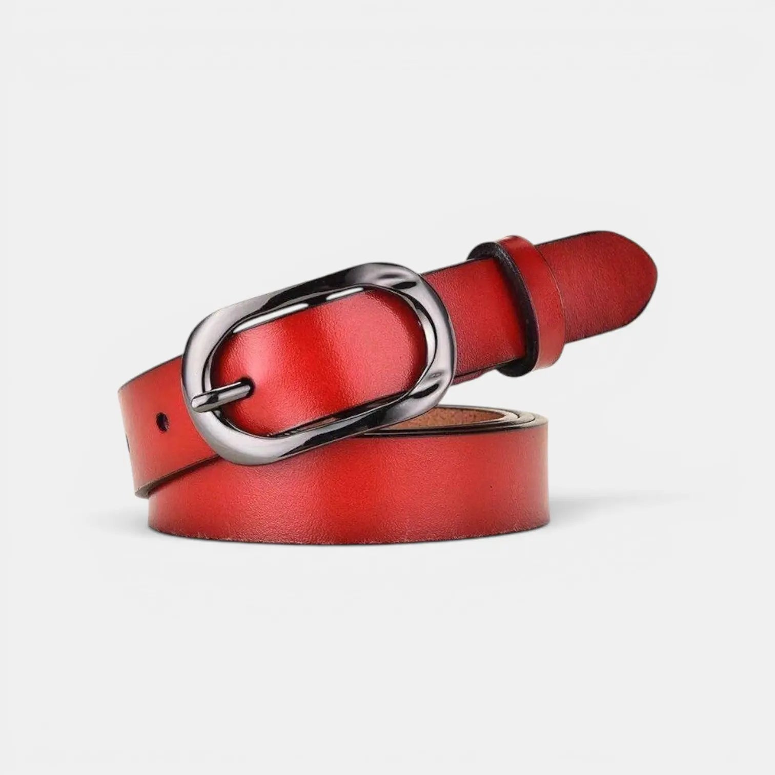 Women's Thin Leather Belt for Jeans with Pin Buckle | Carvoli | Beltary