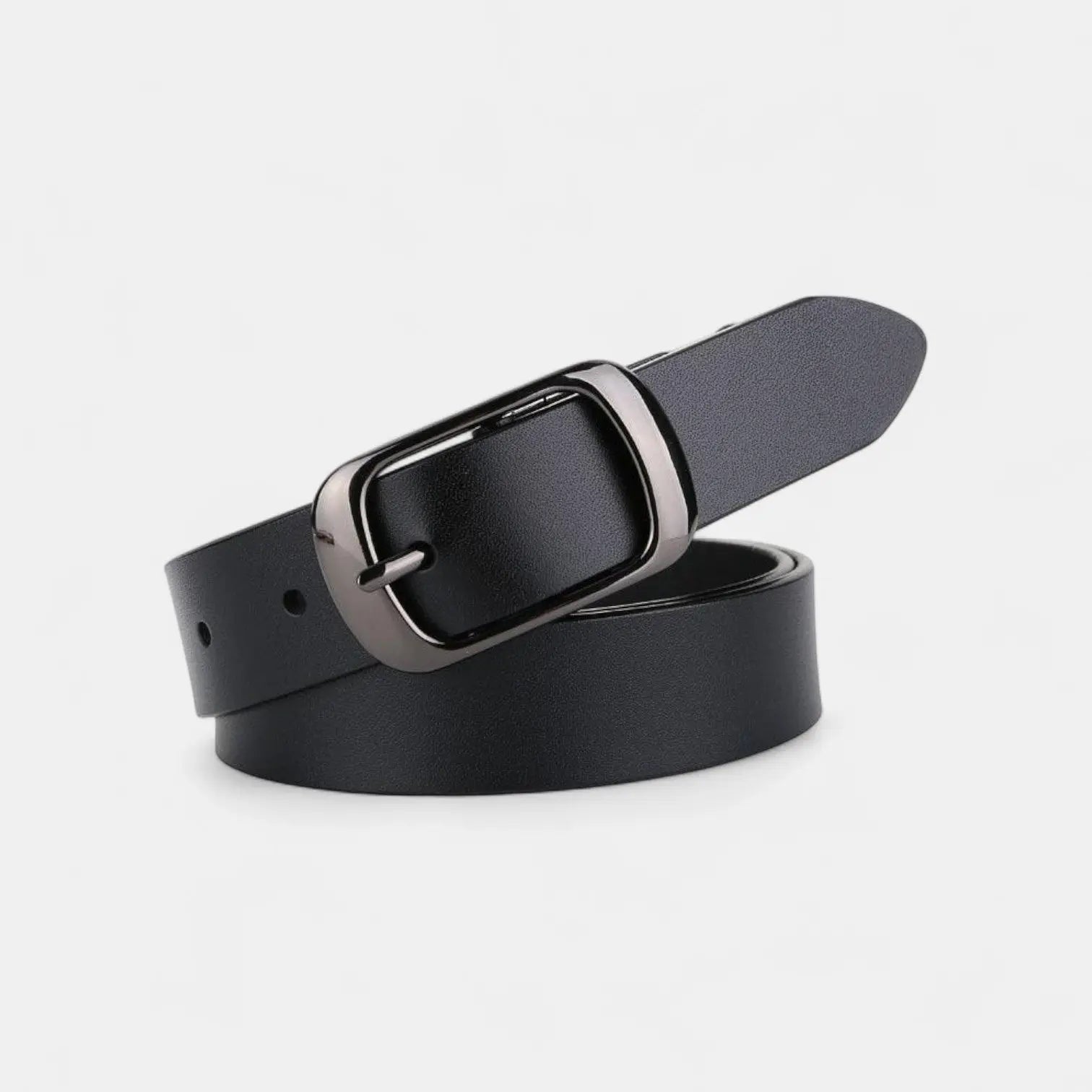 Women's Thin Leather Belt Oval Buckle 6 Colours | Luvrix | Beltary