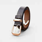 Women's Thin Leather Belt with Gold Buckle | Dorvex | Beltary