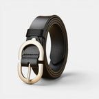 Women's Thin Smooth Leather Belt with Oval Buckle | Lovar | Beltary