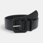 Women's Vegan Faux Leather Belt Colourful Square Buckle | Teivox | Beltary