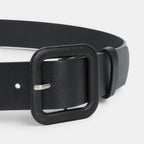 Women's Vegan Faux Leather Belt Colourful Square Buckle | Teivox | Beltary