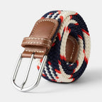 Woven Elastic Belt with Stitched Finish No Holes | Delvox | Beltary