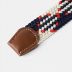 Woven Elastic Belt with Stitched Finish No Holes | Delvox | Beltary